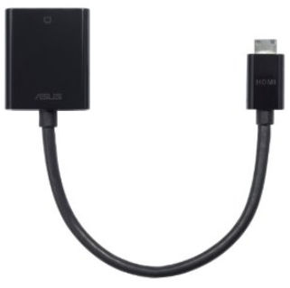 ASUS 90-XB3900CA00060 video cable adapter 0.263 m Micro-HDMI VGA (D-Sub) Black