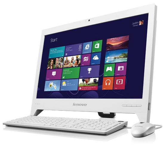 Lenovo C240 Intel® Celeron® 847 47 cm (18.5") All-in-One PC 2 GB DDR3-SDRAM 500 GB HDD FreeDOS White