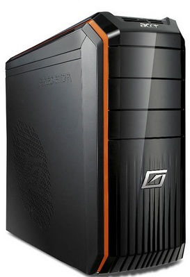 Acer Predator 620 Intel® Core™ i7 i7-3770 12 GB DDR3-SDRAM 1 TB HDD NVIDIA® GeForce® GT 640 Windows 8 Tower PC Black, Orange