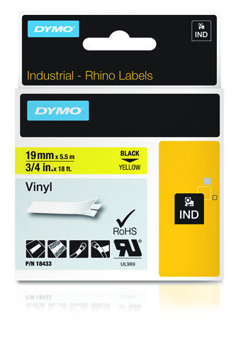 DYMO IND Vinyl Labels