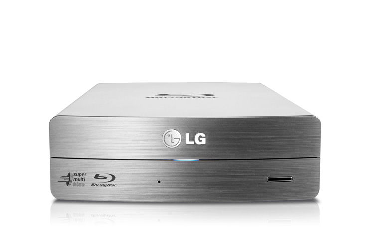 LG BE14NU optical disc drive Blu-Ray DVD Combo Grey, White