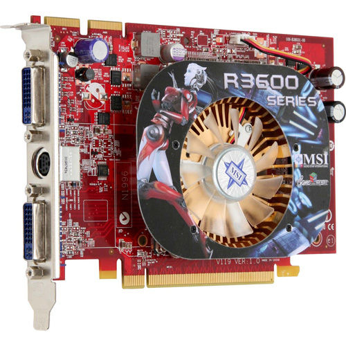 MSI R3650-T2D512/D2 graphics card GDDR2