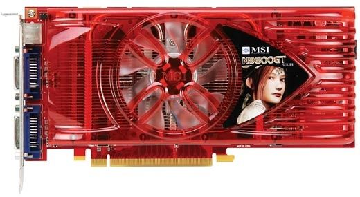 MSI Geforce 9600GT NVIDIA GeForce 9600 GT 1 GB GDDR3