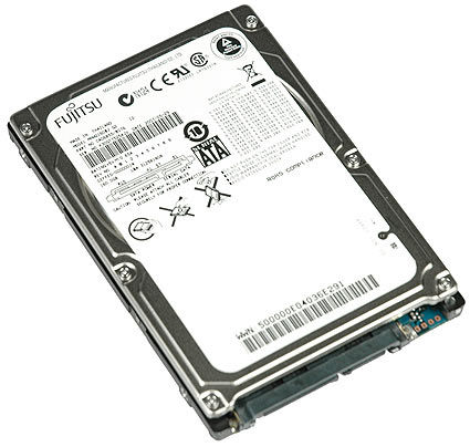 Fujitsu MHW2120BJ internal hard drive 120 GB 7200 RPM 8 MB 2.5"