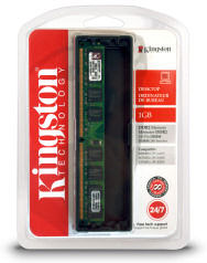 Kingston Technology ValueRAM RMD2-800/1G memory module 1 GB DDR2 240-pin DIMM