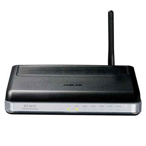 ASUS RT-N10 wireless router Fast Ethernet Dual-band (2.4 GHz / 5 GHz) Black