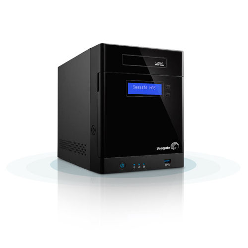 Seagate STBP200 + 4X ST4000VN000 NAS/storage server Desktop CNS3420 512 GB 16 TB Black