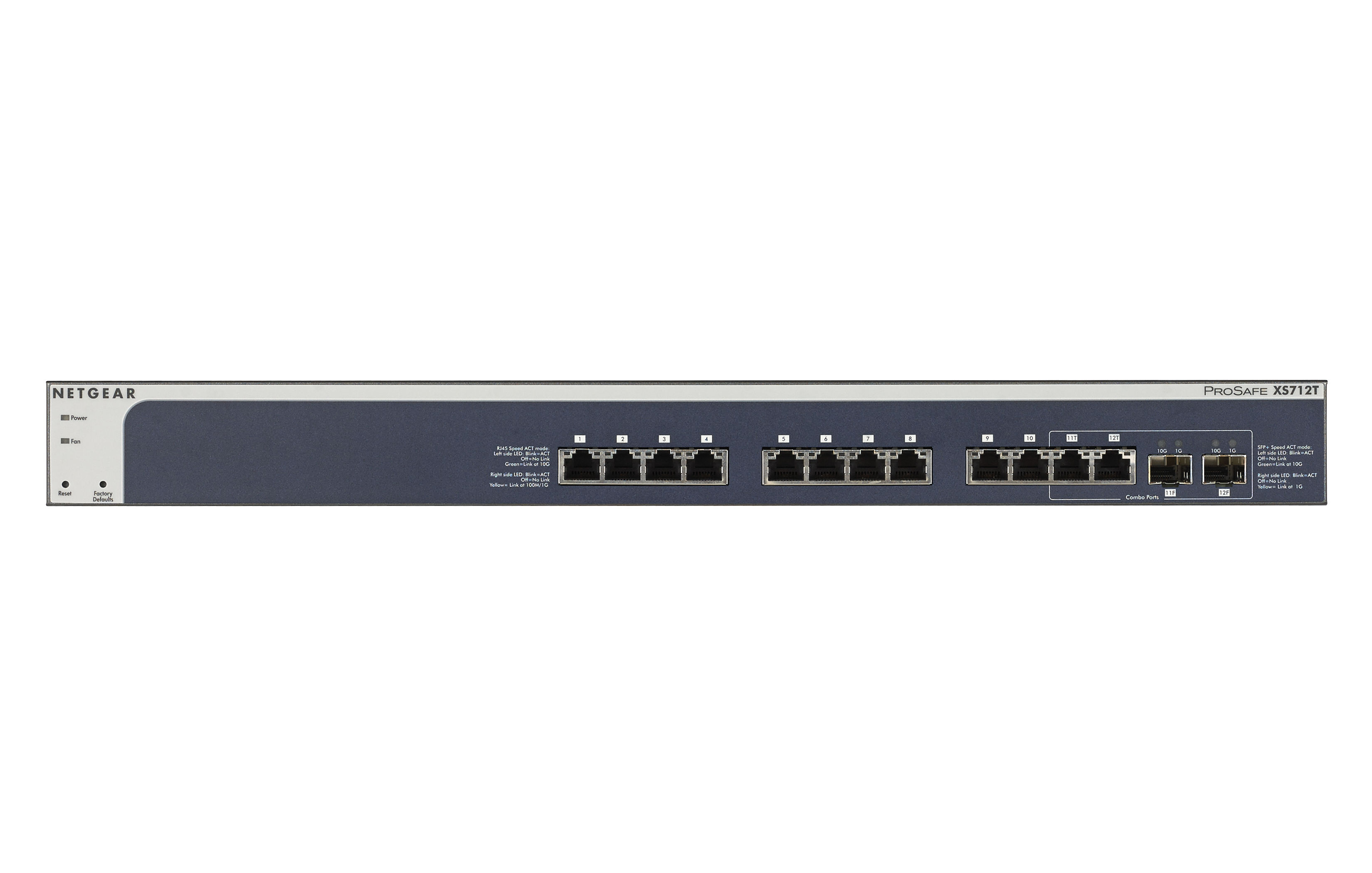 NETGEAR 12-Port 10G Ethernet Smart Switch (XS712T)