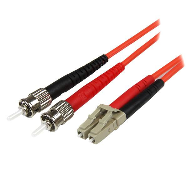 StarTech.com Fiber Optic Cable - Multimode Duplex 50/125 - LSZH - LC/ST - 3 m