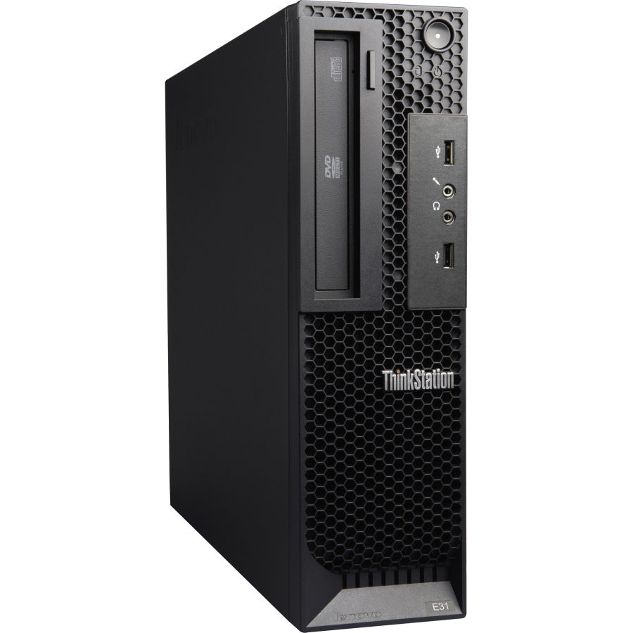Lenovo ThinkStation E31 Intel® Core™ i3 i3-3220 4 GB DDR3-SDRAM Windows 7 Professional SFF Workstation Black