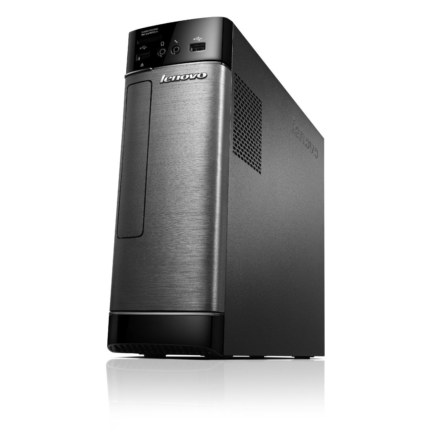 Lenovo Essential H505s AMD E E1-1200 4 GB DDR3-SDRAM 500 GB HDD Windows 8 Desktop PC Black, Grey