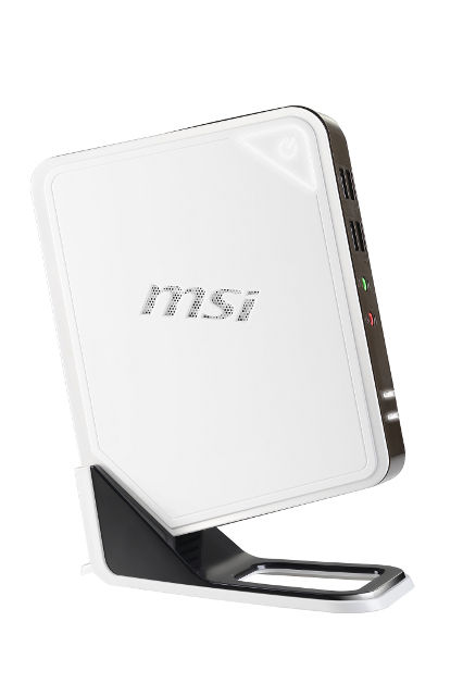 MSI Wind Box DC110-WC8472G32X7V Intel® Celeron® 847 2 GB DDR3-SDRAM 320 GB HDD Windows 7 Professional Desktop Mini PC White