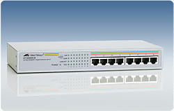 Allied Telesis AT-GS900/8 network switch Unmanaged Power over Ethernet (PoE)