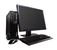 Lenovo ThinkCentre M58 Intel® Core™2 Duo E7300 2 GB DDR3-SDRAM 250 GB Intel® GMA 4500M Windows Vista Business SFF PC