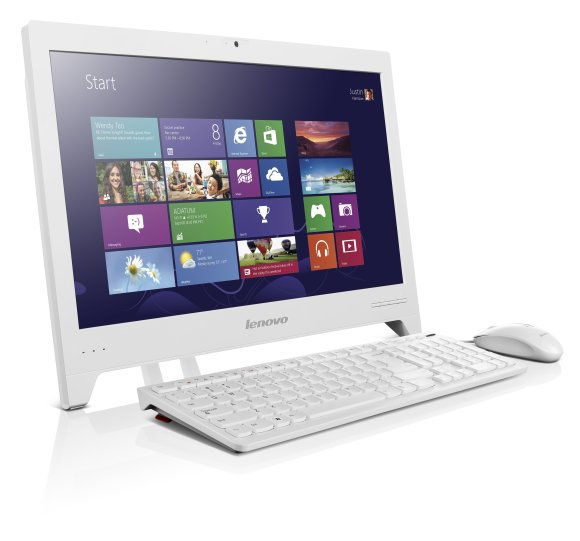 Lenovo C240 Intel® Celeron® 847 47 cm (18.5") 1366 x 768 pixels 4 GB DDR3-SDRAM 1 TB HDD Windows 8 Wi-Fi 4 (802.11n) White