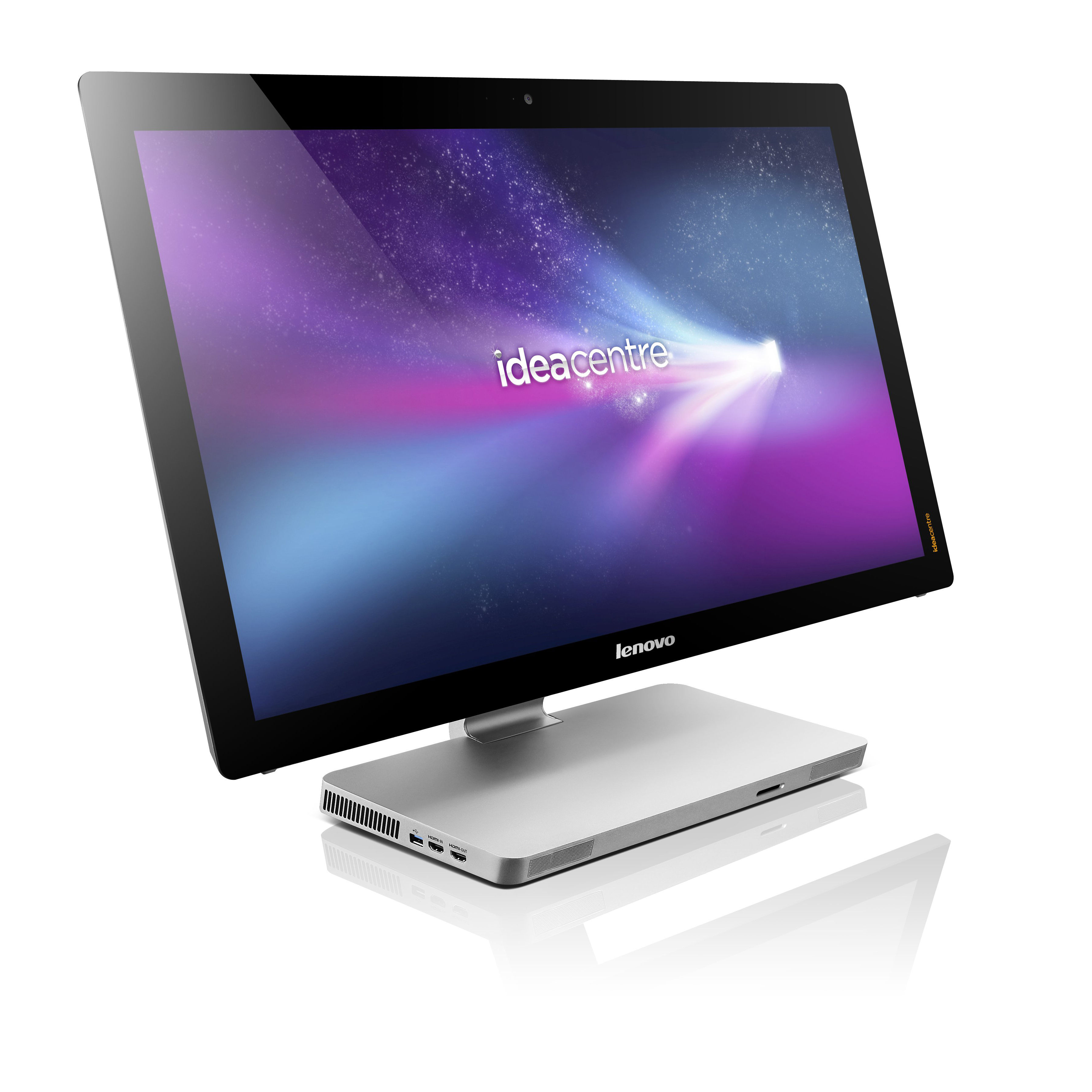 Lenovo IdeaCentre A520 Intel® Core™ i3 i3-2328M 58.4 cm (23") 1920 x 1080 pixels Touchscreen All-in-One PC 4 GB DDR3-SDRAM 500 GB HDD Windows 8 Black, Silver