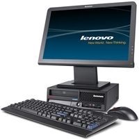 Lenovo ThinkCentre M57 Intel® Core™2 Duo E7200 2 GB DDR2-SDRAM 160 GB Intel® GMA 3100 Windows Vista Business PC Black