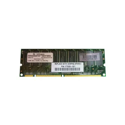 177628-001 - HP 512MB 133MHz PC133 ECC RDIMM Memory