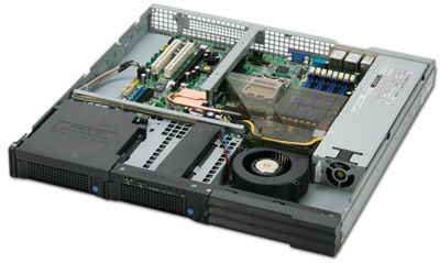 MSI P1-106-A2M Socket F (1207) Rack (1U) Black