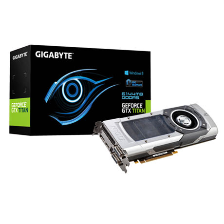 GIGABYTE GVNTIT6DB-00-G graphics card NVIDIA GeForce GTX TITAN 6 GB GDDR5