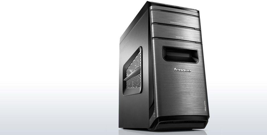 Lenovo IdeaCentre K430 Intel® Core™ i7 i7-3770 8 GB DDR3-SDRAM 1 TB HDD AMD Radeon HD 7570 Windows 8 Tower PC Black, Stainless steel