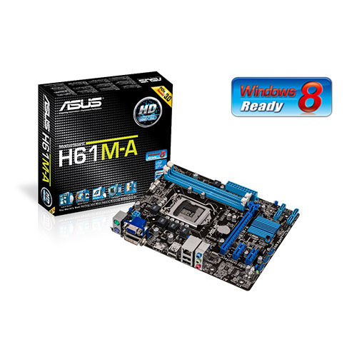 ASUS H61M-A Intel® H61 LGA 1155 (Socket H2) micro ATX