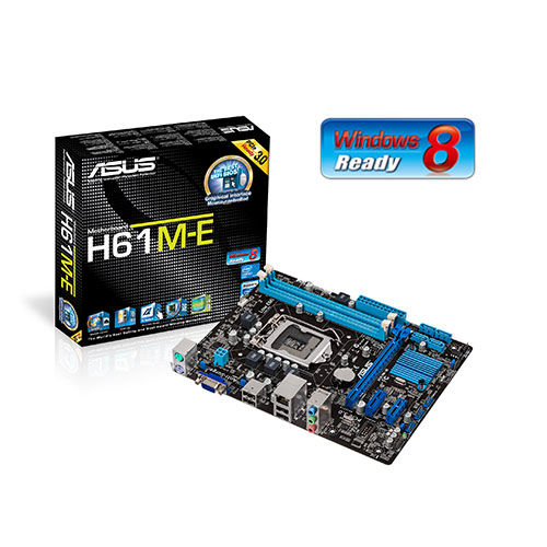 ASUS H61M-E Intel® H61 LGA 1155 (Socket H2) micro ATX
