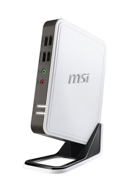 MSI Wind Box DC100-E4523W7PN AMD E E-450 2 GB DDR3-SDRAM 320 GB HDD Windows 7 Professional Mini PC White