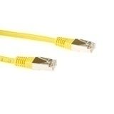 ACT FTP Category 5E Yellow, LSZH, 15 m networking cable F/UTP (FTP)