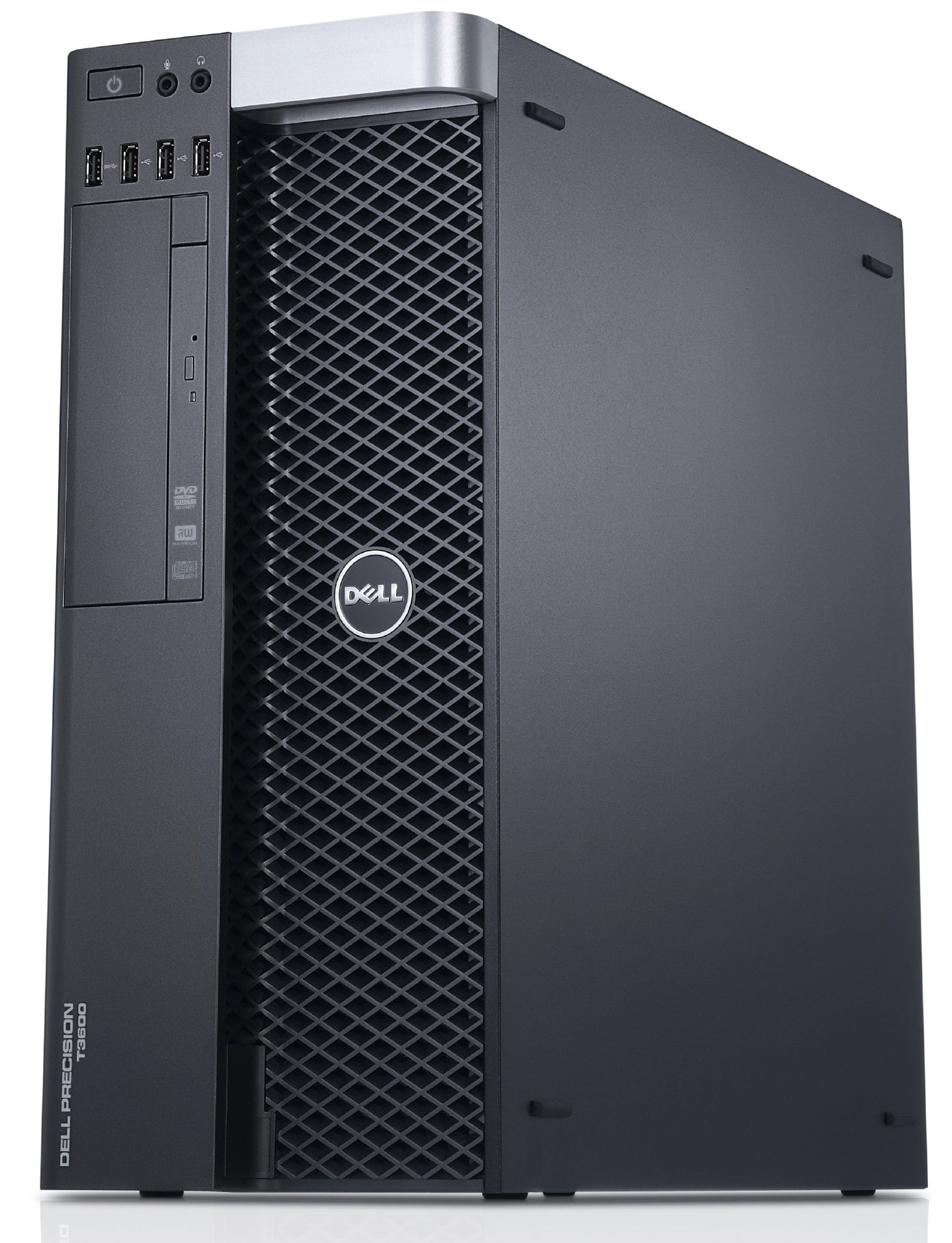 DELL Precision T3600 Intel® Xeon® E5 Family E5-1603 4 GB DDR3-SDRAM 250 GB HDD AMD FirePro 2270 Windows 7 Professional Tower Workstation Black, Silver