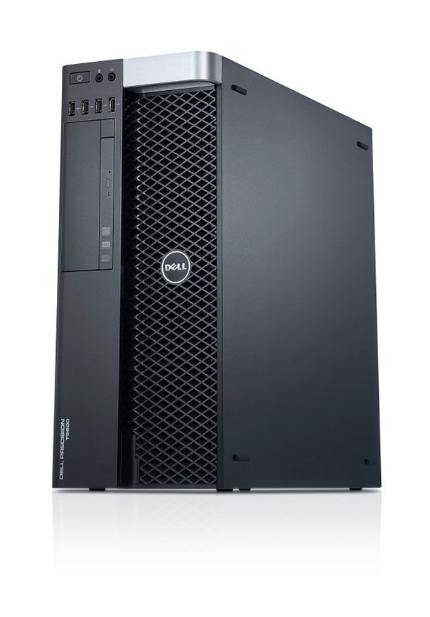 DELL Precision T5600 Intel® Xeon® E5 Family E5-2620 8 GB DDR3-SDRAM Windows 7 Professional Midi Tower Workstation Black