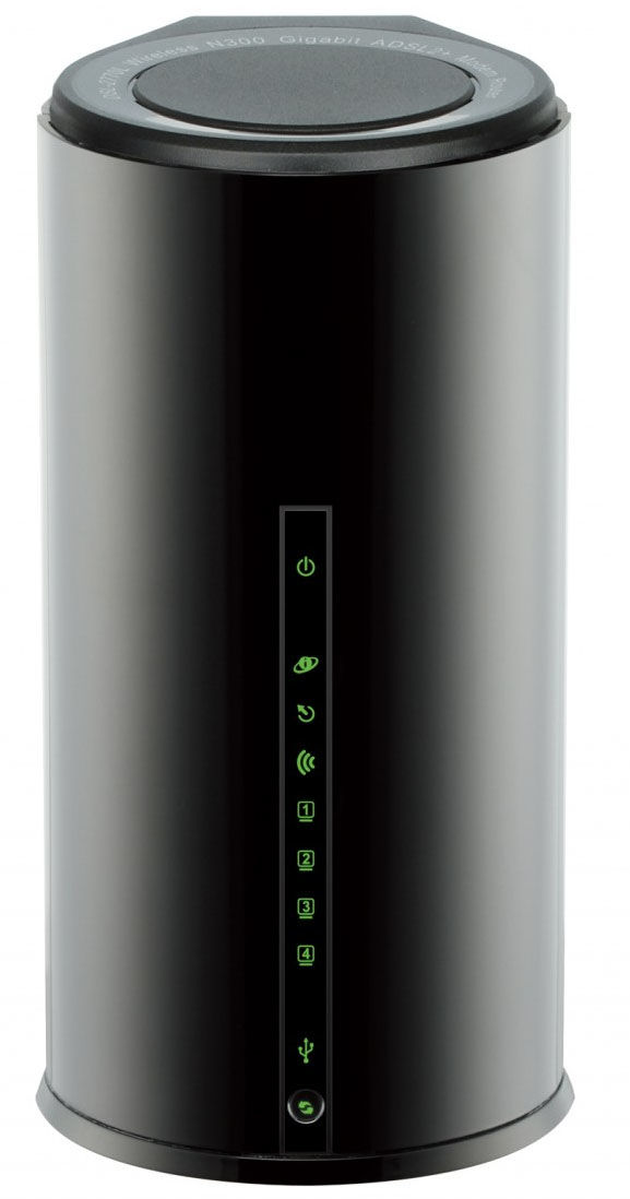 D-Link DSL-2770L wireless router Gigabit Ethernet Black