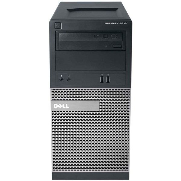 DELL OptiPlex 3010 MT Intel® Core™ i3 i3-2120 4 GB DDR3-SDRAM 250 GB HDD Windows 7 Professional Mini Tower PC Black
