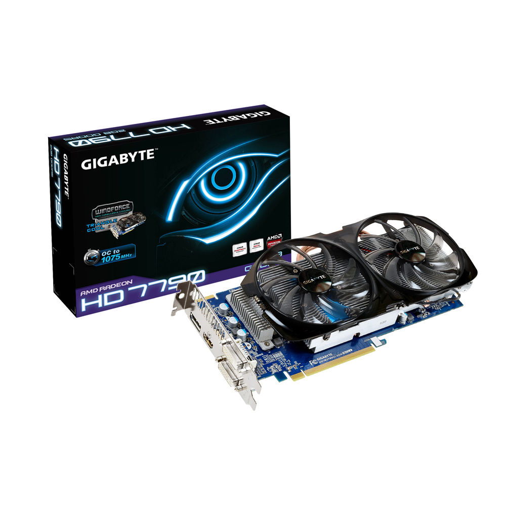 GIGABYTE GV-R779OC-2GD graphics card AMD Radeon HD7790 2 GB GDDR5