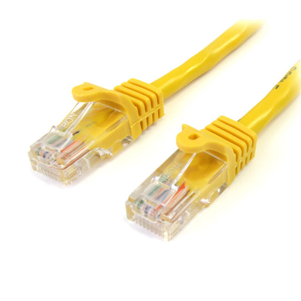 StarTech.com Cat5e, 75ft. networking cable Yellow 22.86 m U/UTP (UTP)