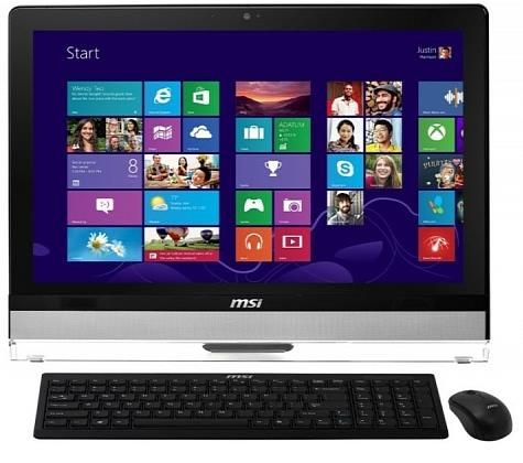MSI Wind Top AE2212G-003EU All-in-One PC/workstation Intel® Core™ i3 i3-3220 54.6 cm (21.5") 1920 x 1080 pixels Touchscreen 4 GB DDR3-SDRAM 1 TB HDD NVIDIA® GeForce® GT 630M Windows 8 Black
