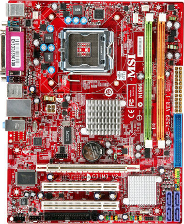 MSI G31M3-L V2 LGA 775 (Socket T) micro ATX