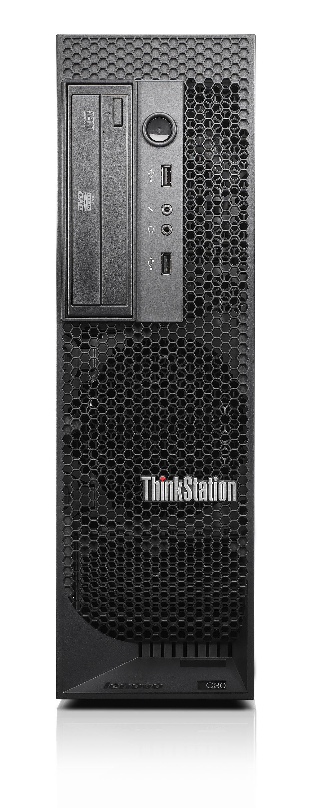 Lenovo ThinkStation C30 Intel® Xeon® E5 Family E5-2620 4 GB DDR3-SDRAM 180 GB SSD NVIDIA® Quadro® NVS 310 Windows 7 Professional SFF Workstation Black