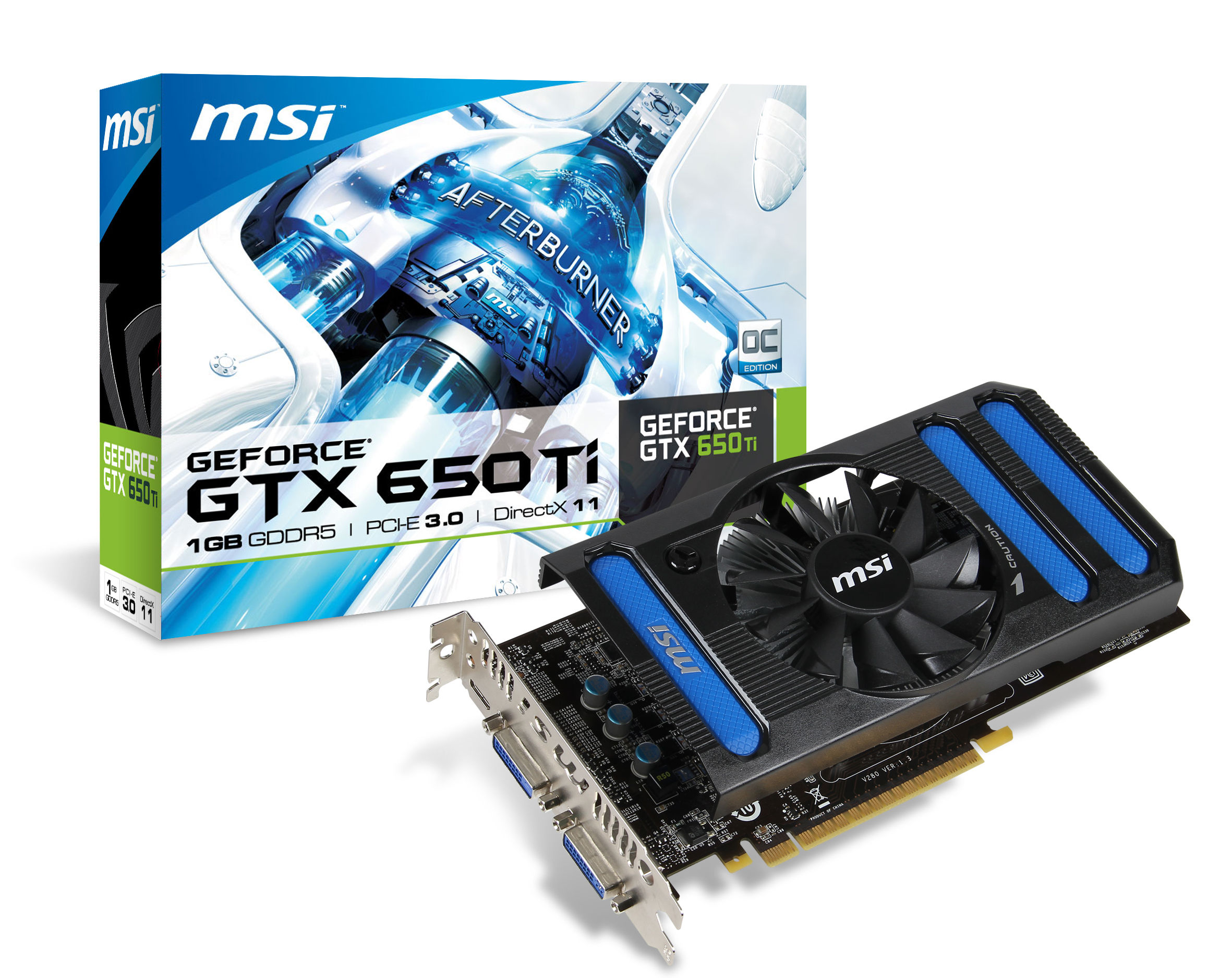 MSI N650Ti-1GD5/OC V1 NVIDIA GeForce GTX 650 Ti 1 GB GDDR5