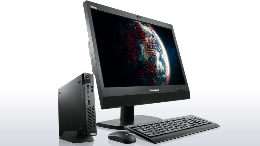 Lenovo ThinkCentre M72E Intel Pentium G G2030T 4 GB DDR3-SDRAM 500 GB HDD Windows 7 Professional Nettop PC Black