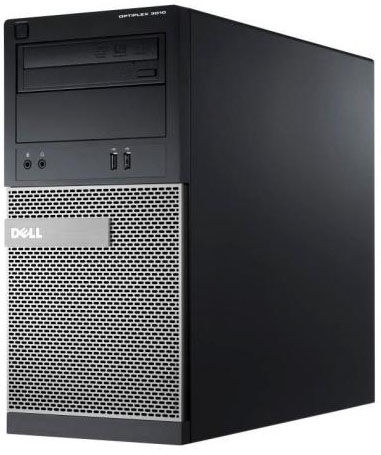 DELL OptiPlex 3010 MT Intel® Core™ i3 i3-2120 2 GB DDR3-SDRAM 500 GB HDD Windows 7 Home Premium Mini Tower PC Black, Silver