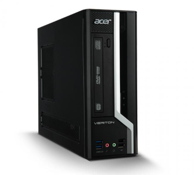 Acer Veriton X VX4620G Intel® Core™ i7 i7-3770 4 GB DDR3-SDRAM 500 GB HDD Windows 7 Professional SFF PC Black