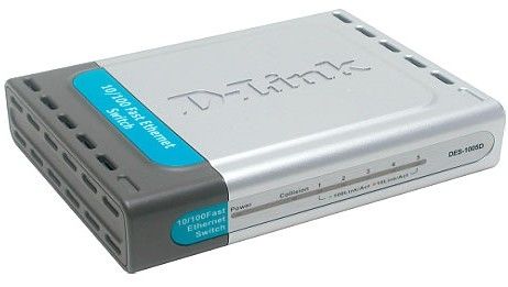D-Link 5-Port 10/100Mbps Switch for SOHO Unmanaged