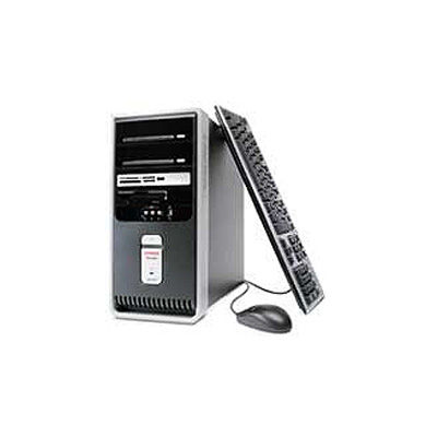 HP Compaq Presario SR1907NL AMD Sempron 3400+ 0.5 GB DDR2-SDRAM 160 GB HDD Windows XP Home Edition Tower PC Grey, Silver