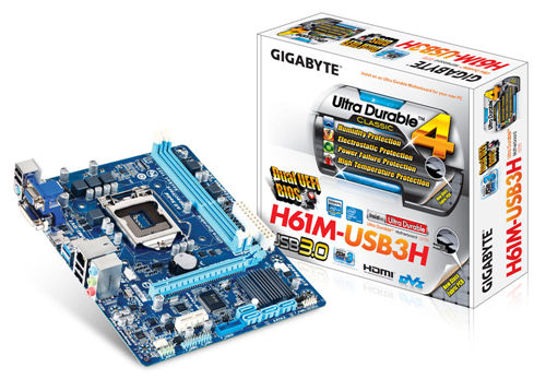 GIGABYTE GA-H61M-USB3H motherboard Intel® H61 LGA 1155 (Socket H2) micro ATX