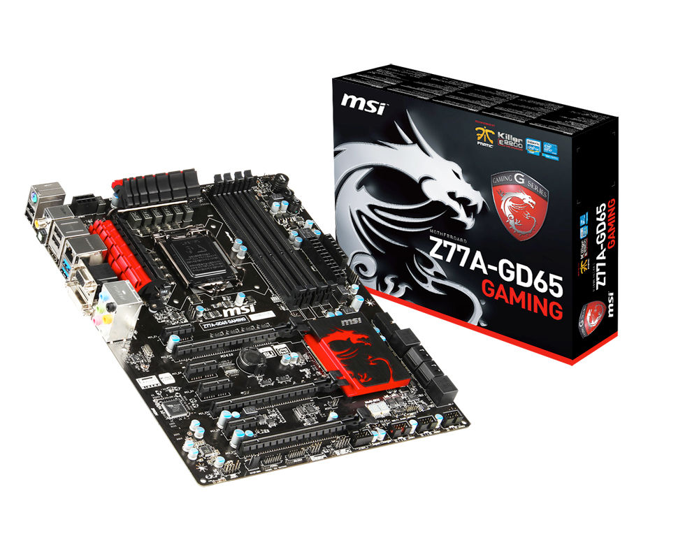 MSI Z77A-GD65 GAMING Intel Z77 LGA 1155 (Socket H2) ATX