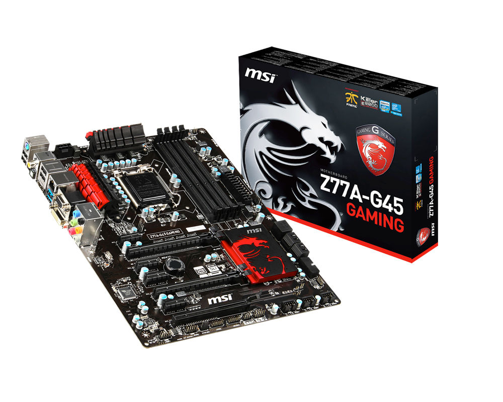 MSI Z77A-G45 GAMING Intel Z77 LGA 1155 (Socket H2) ATX