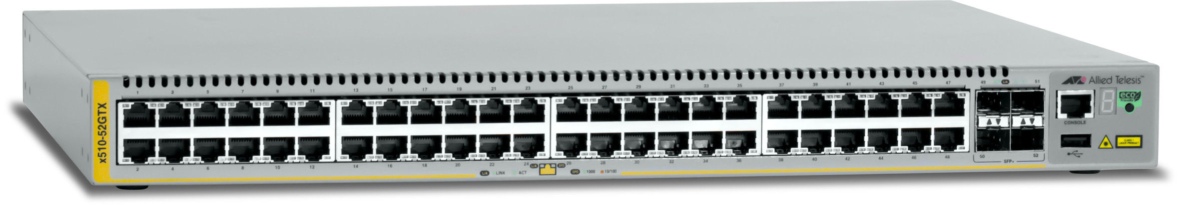 Allied Telesis AT-x510-52GTX-50 Managed L3 Gigabit Ethernet (10/100/1000) 1U White