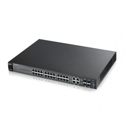 Zyxel GS2200-24P Managed L2 Gigabit Ethernet (10/100/1000) Power over Ethernet (PoE) Black