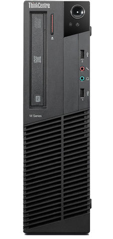 Lenovo ThinkCentre M82 Intel® Core™ i3 i3-3220 4 GB DDR3-SDRAM 500 GB HDD Windows 7 Professional SFF PC Black